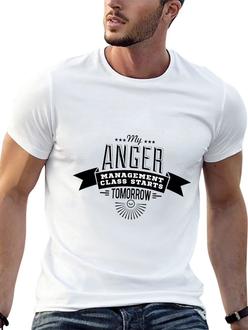 Anger Management Class Funny Graphic Tee