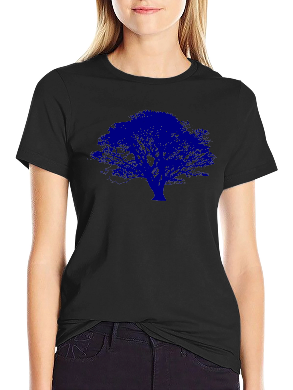 Blue Tree Graphic T-Shirt