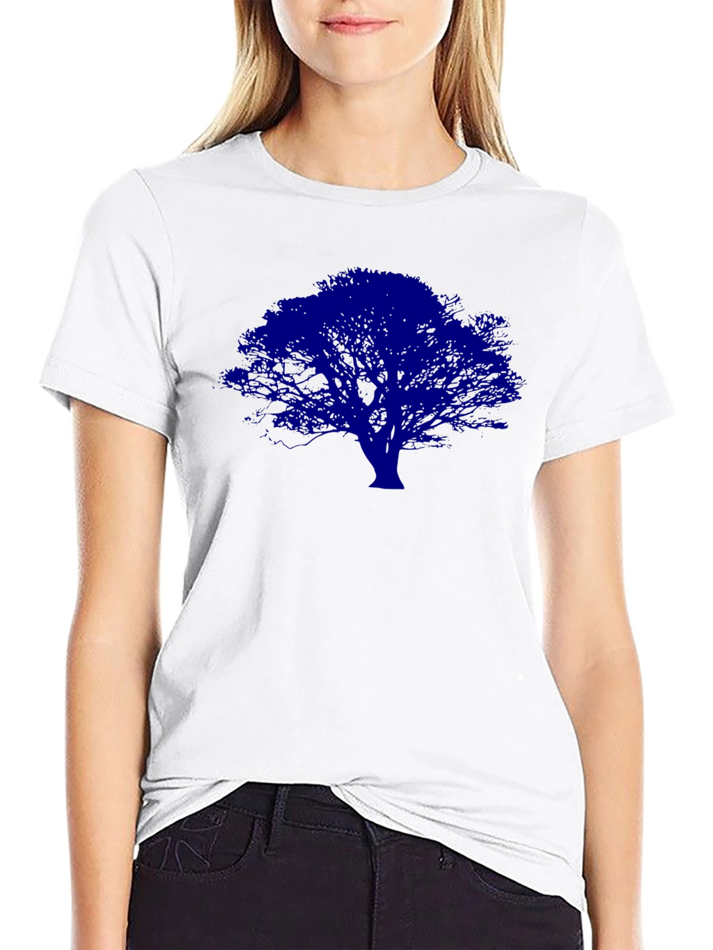 Blue Tree Graphic T-Shirt