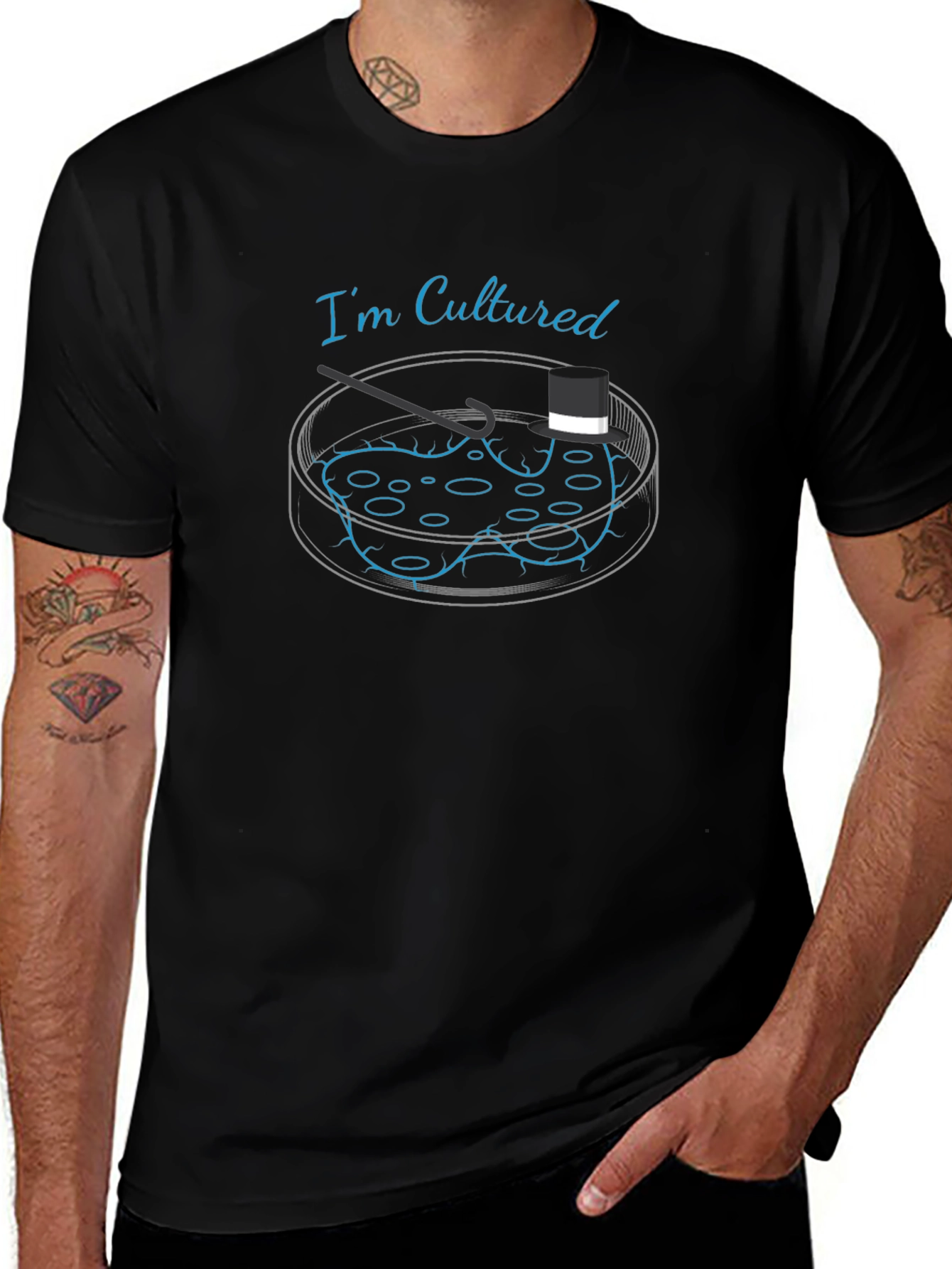 Cultured T-Shirt - Petri Dish Science Humor