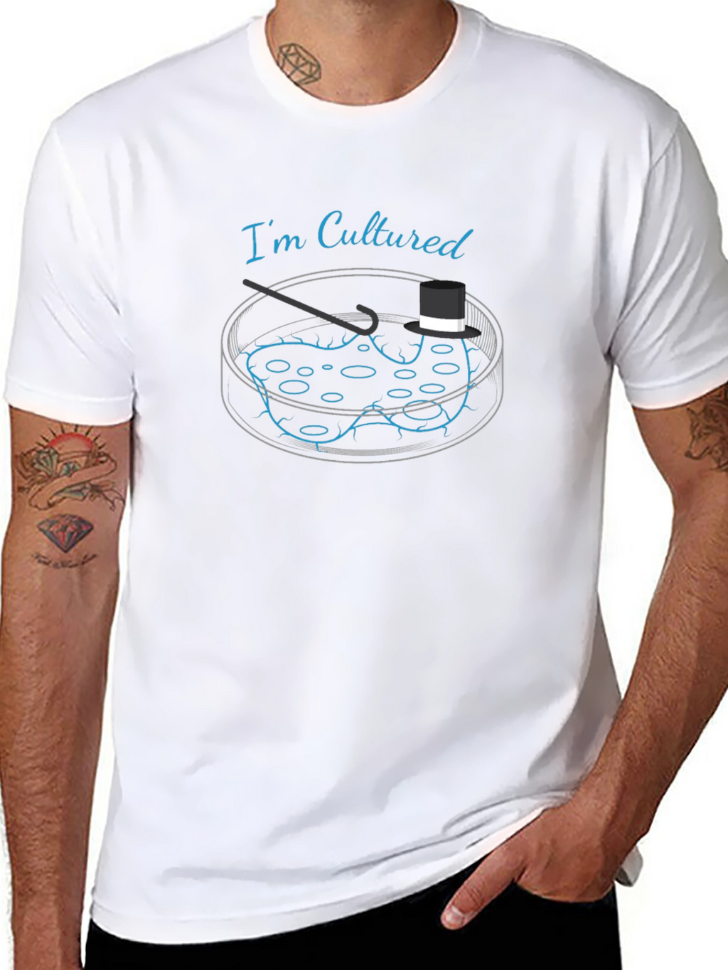 Cultured T-Shirt - Petri Dish Science Humor