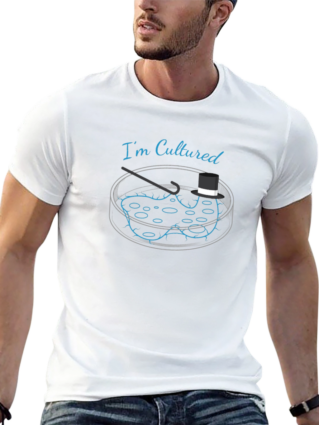 Cultured T-Shirt - Petri Dish Science Humor