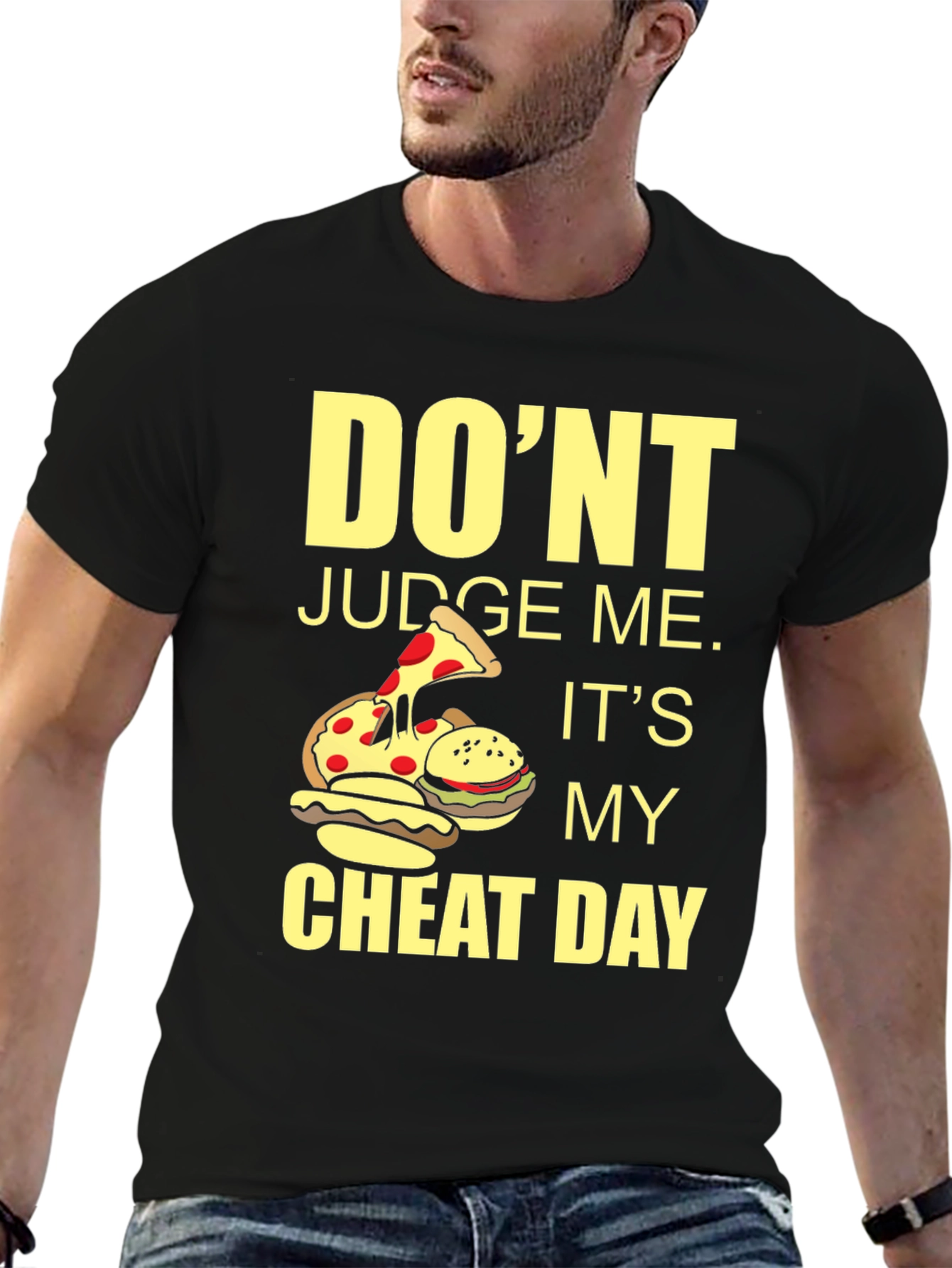 Dont Judge Me Cheat Day Graphic Tee