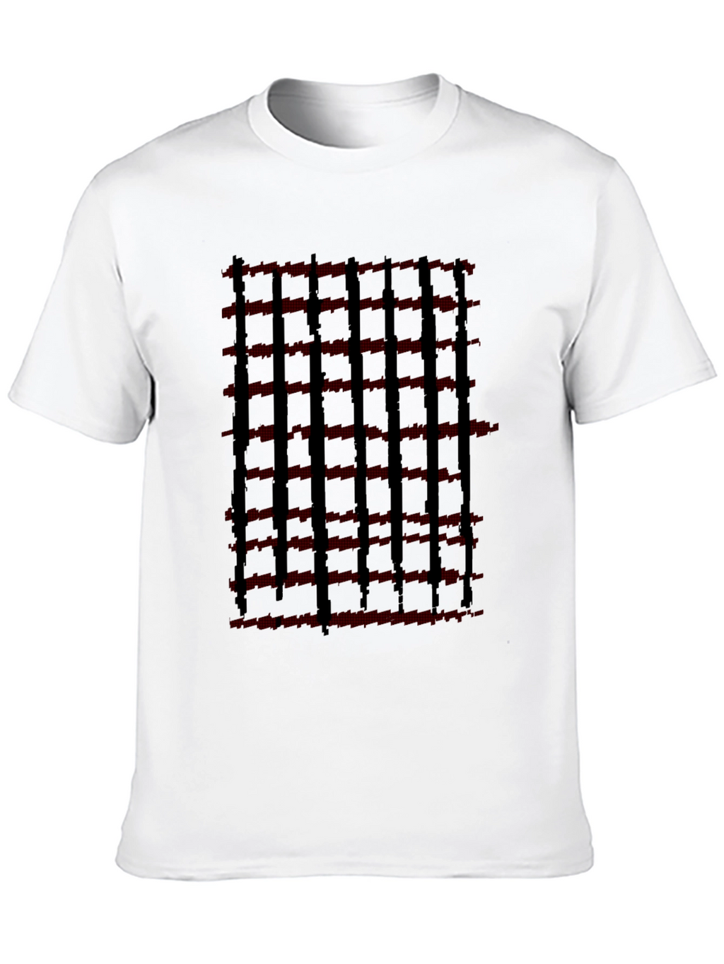Modern Striped Graphic Tee
