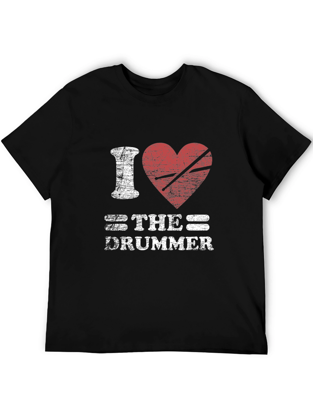 I Heart The Drummer T-Shirt - Music Lover Tee