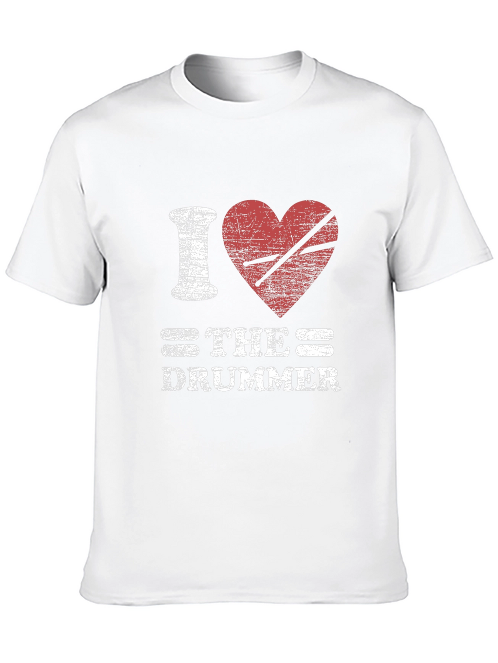 I Heart The Drummer T-Shirt - Music Lover Tee