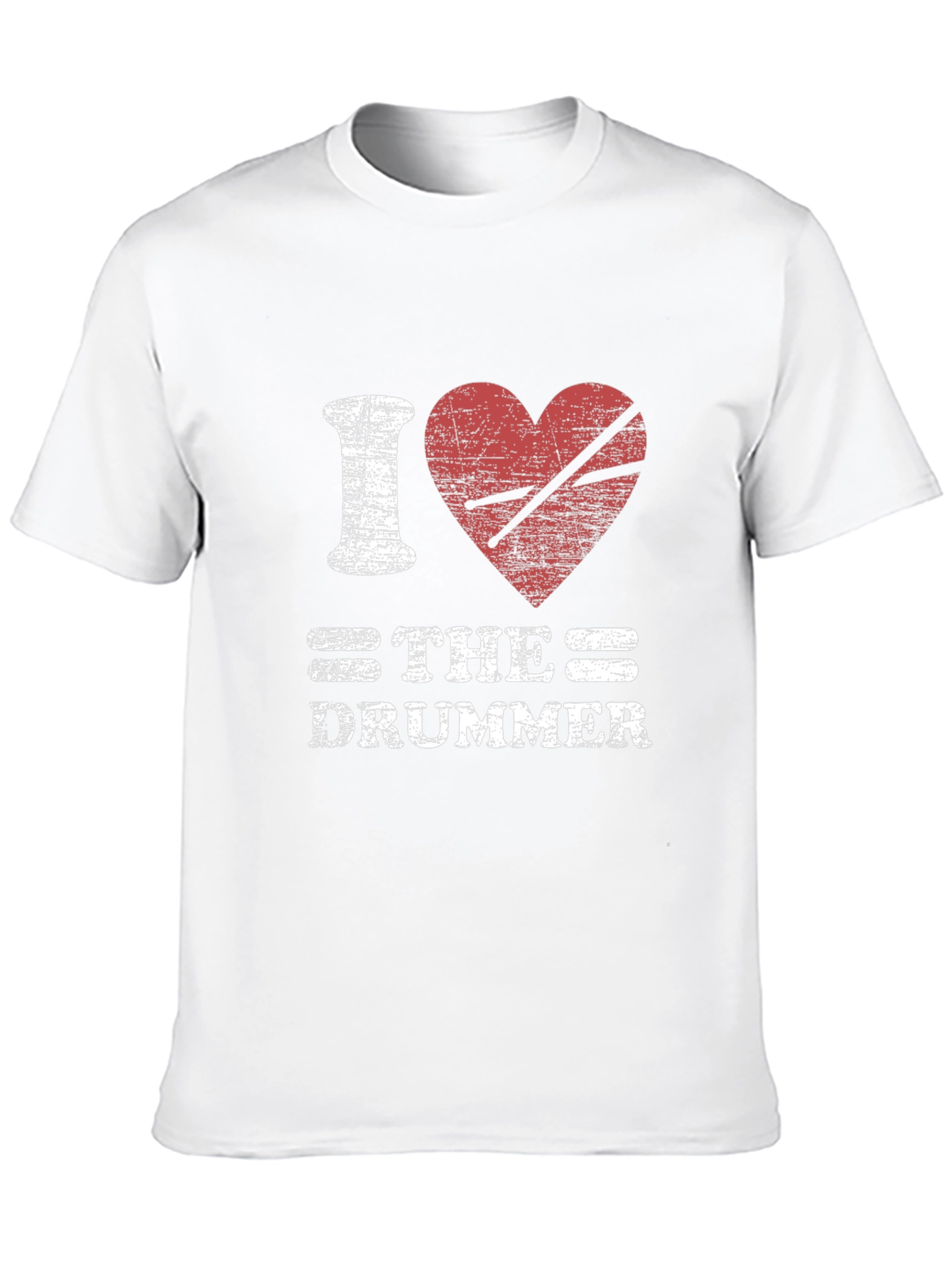 I Heart The Drummer T-Shirt - Music Lover Tee