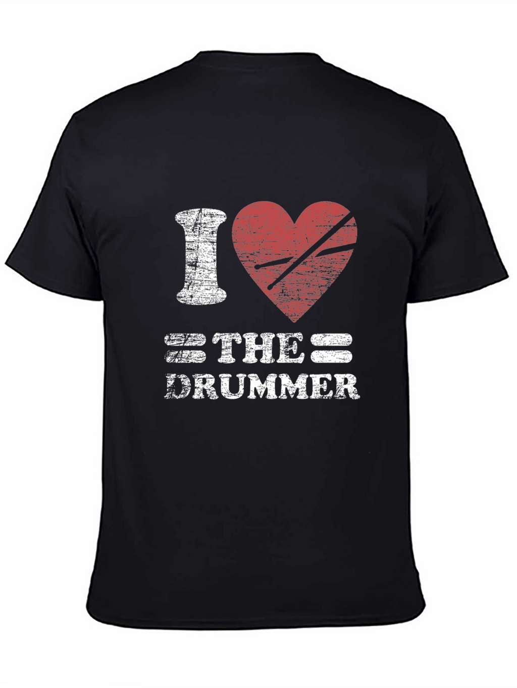 I Heart The Drummer T-Shirt - Music Lover Tee