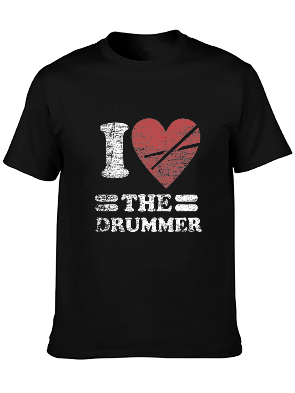 I Heart The Drummer T-Shirt - Music Lover Tee