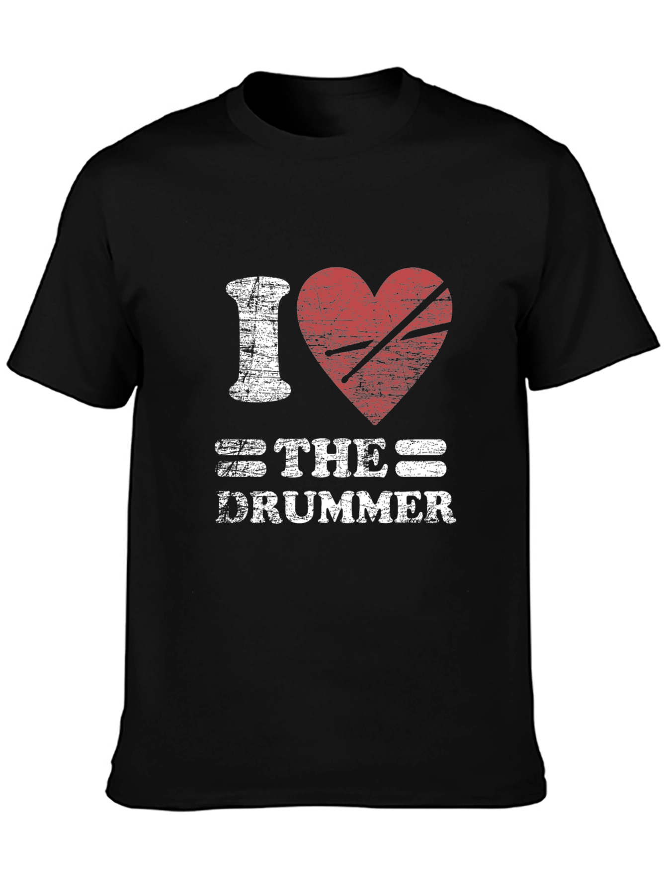 I Heart The Drummer T-Shirt - Music Lover Tee