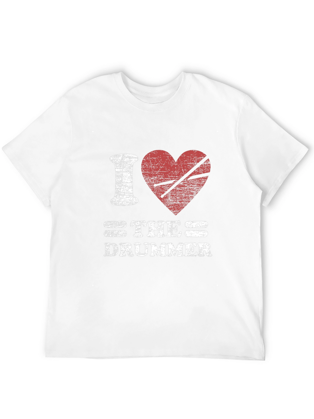 I Heart The Drummer T-Shirt - Music Lover Tee