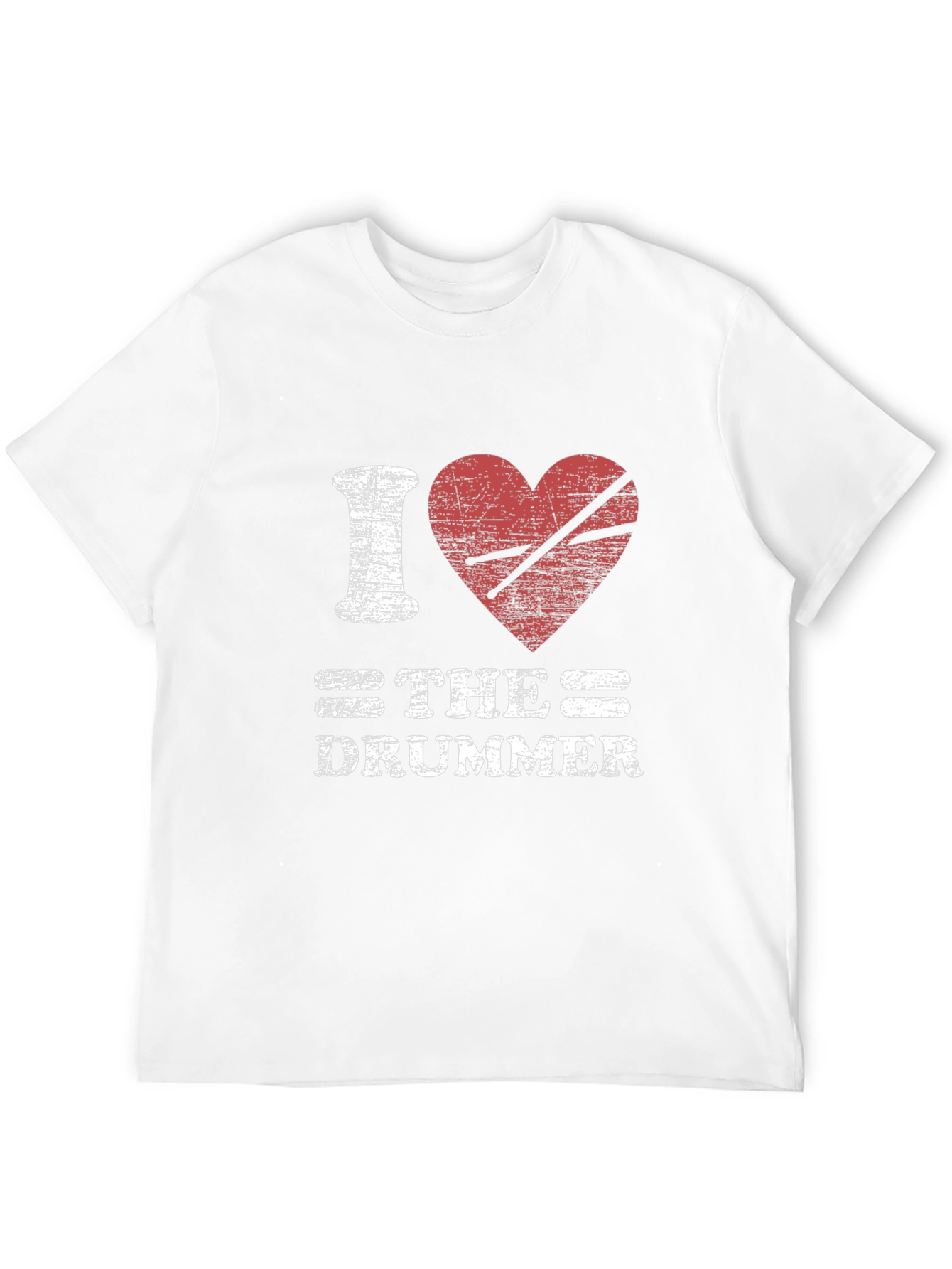 I Heart The Drummer T-Shirt - Music Lover Tee