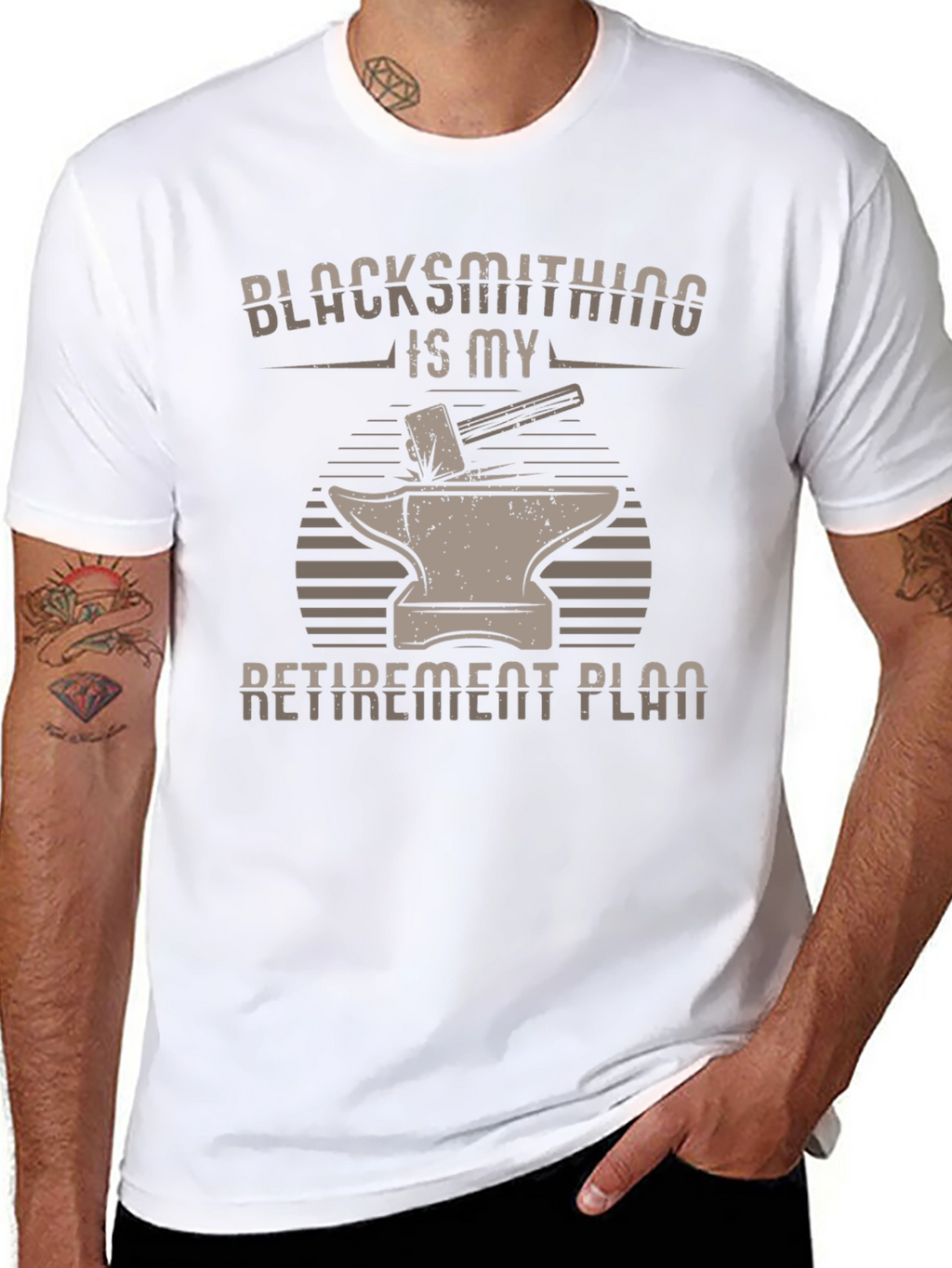 Blacksmithing Retirement Plan T-Shirt