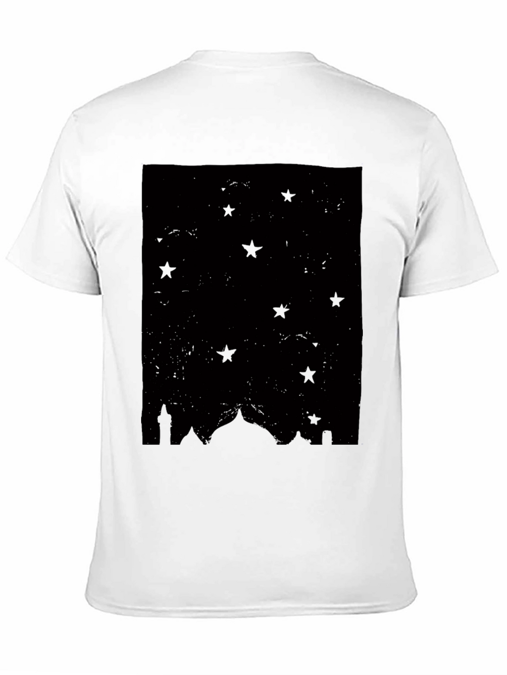 Stars & Mosque Silhouette Black T-Shirt