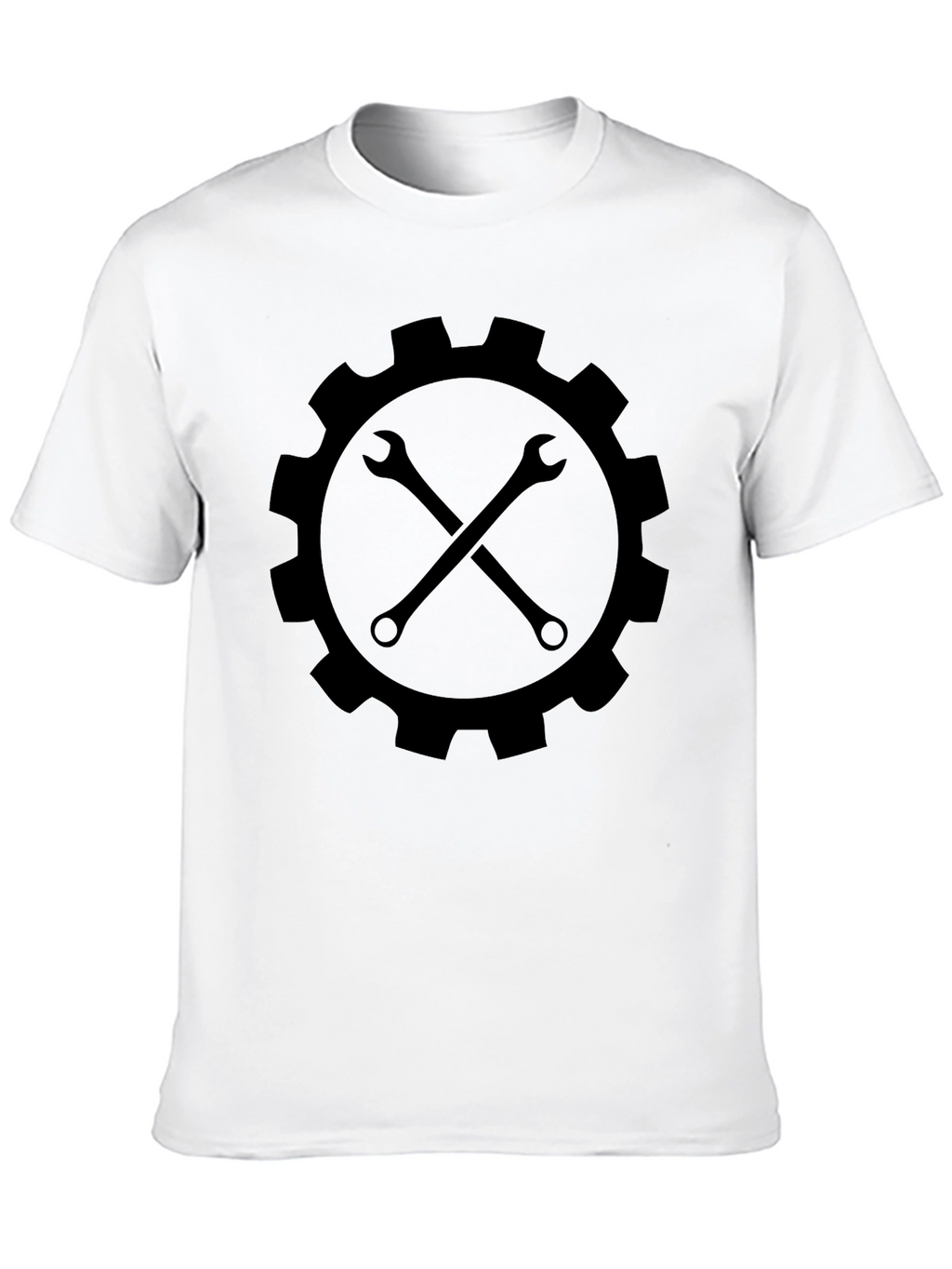 Gear & Wrench Graphic Tee - Mechanic Style