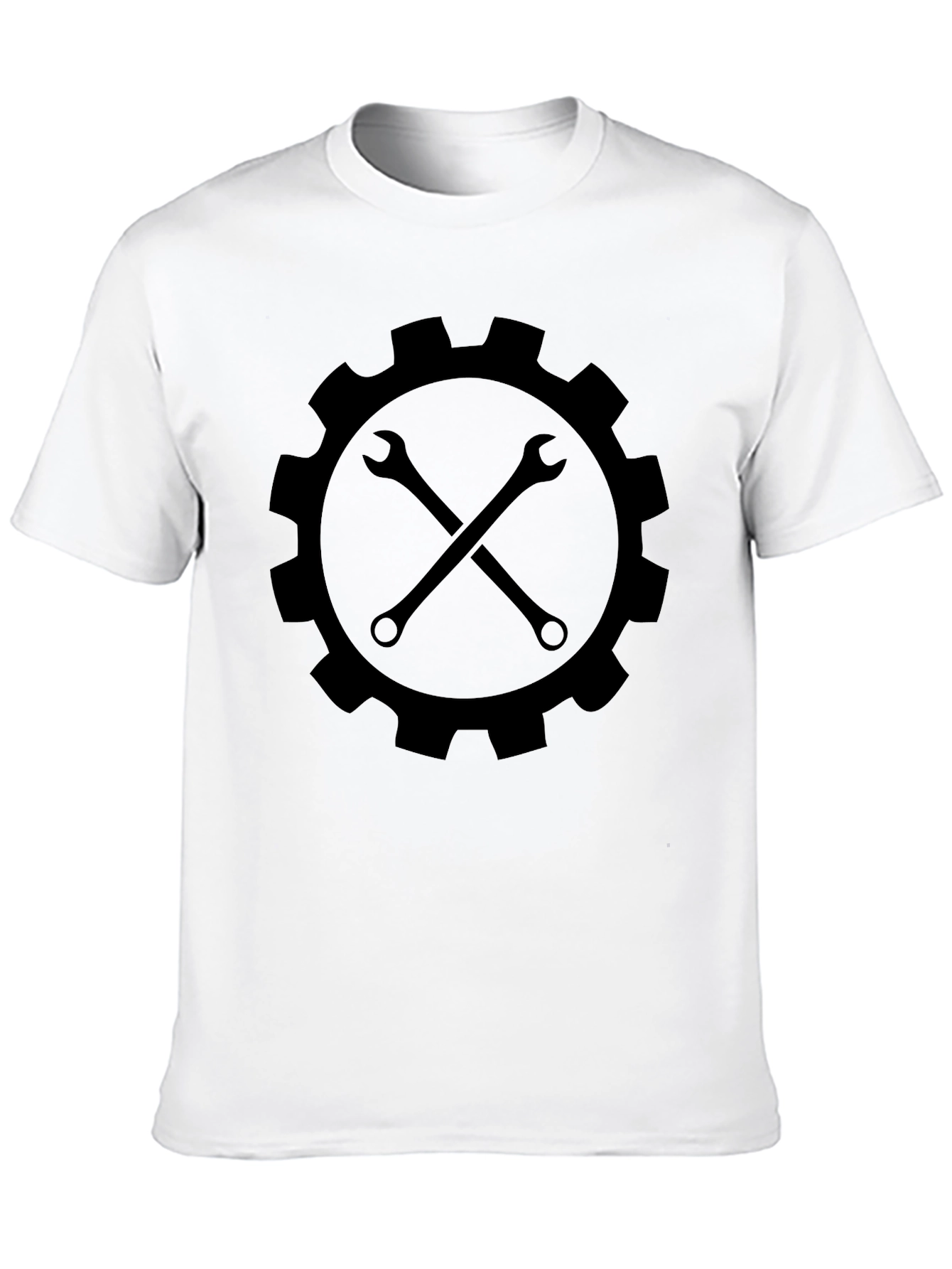 Gear & Wrench Graphic Tee - Mechanic Style