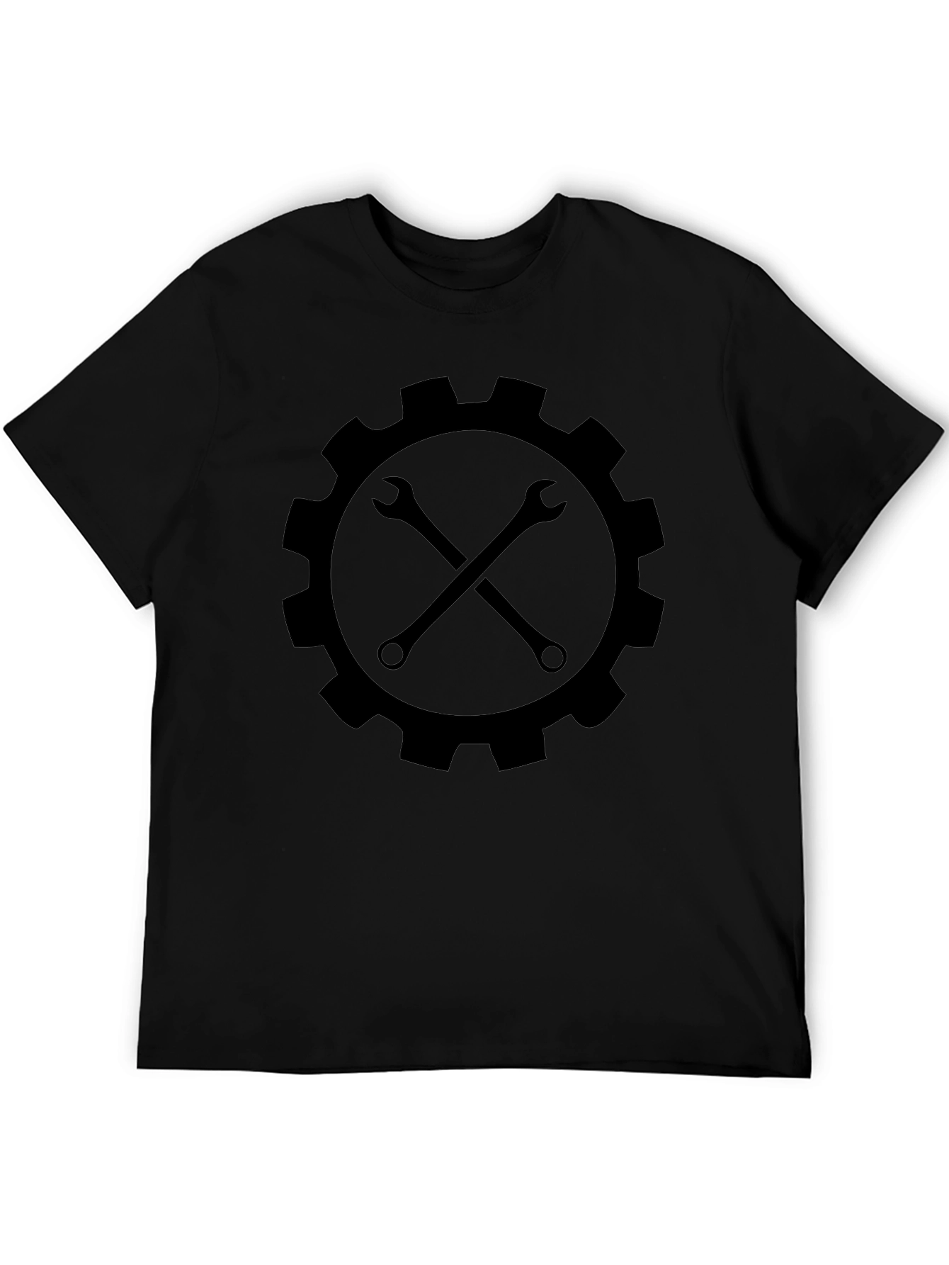 Gear & Wrench Graphic Tee - Mechanic Style