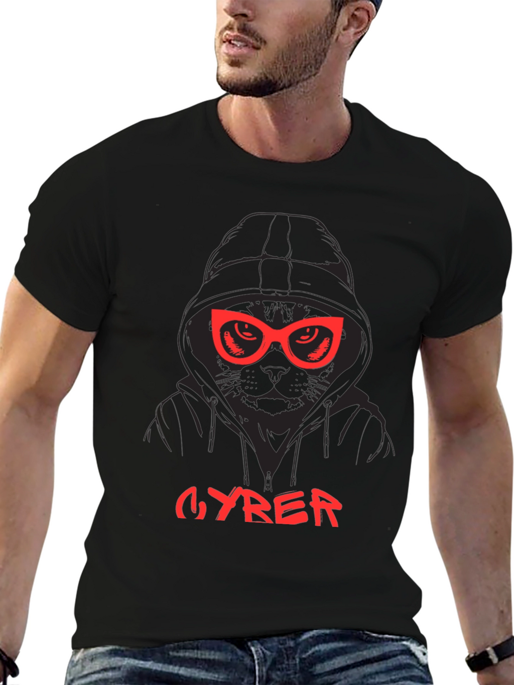 CYRER Cat Hoodie T-Shirt