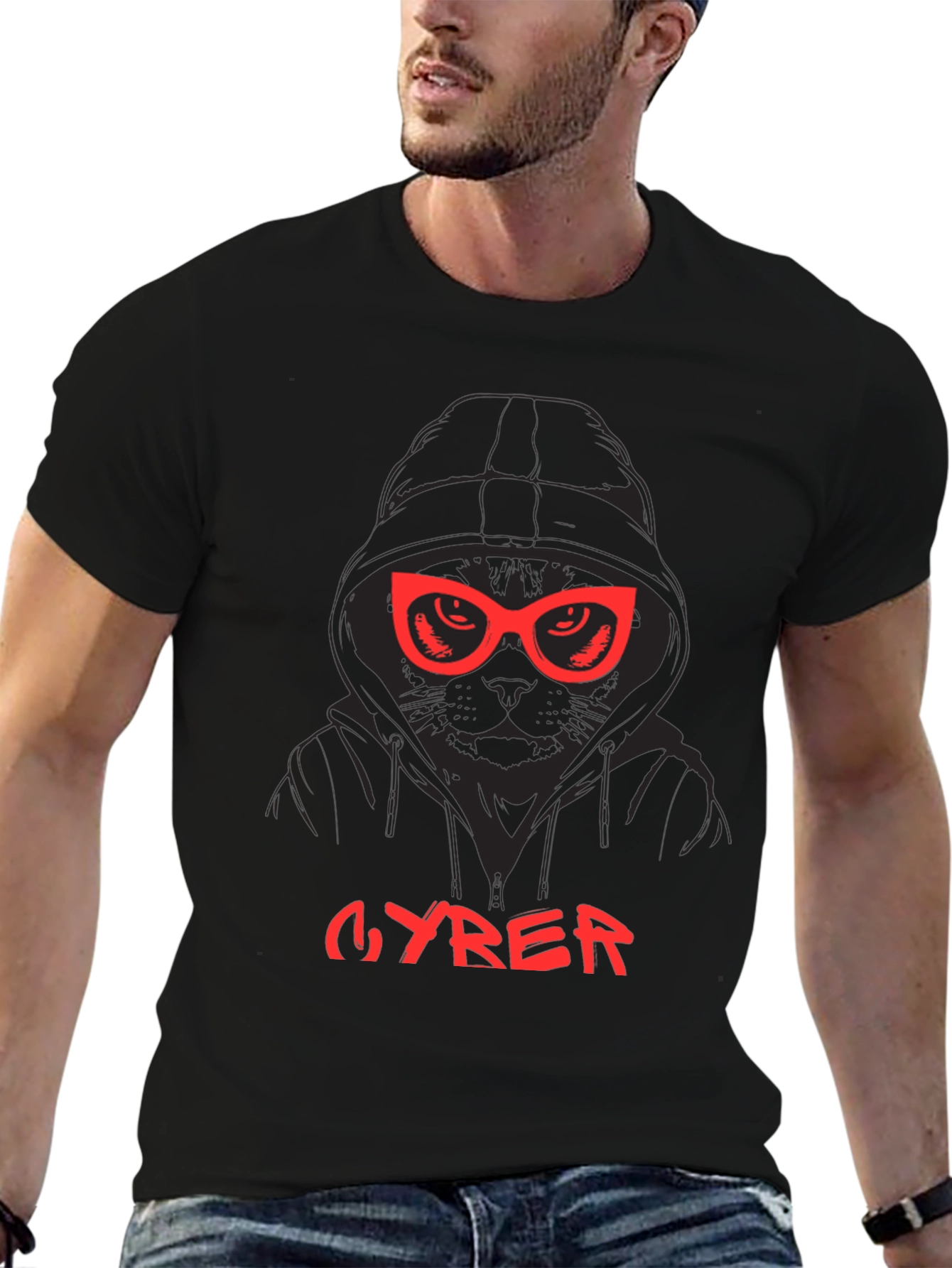 CYRER Cat Hoodie T-Shirt