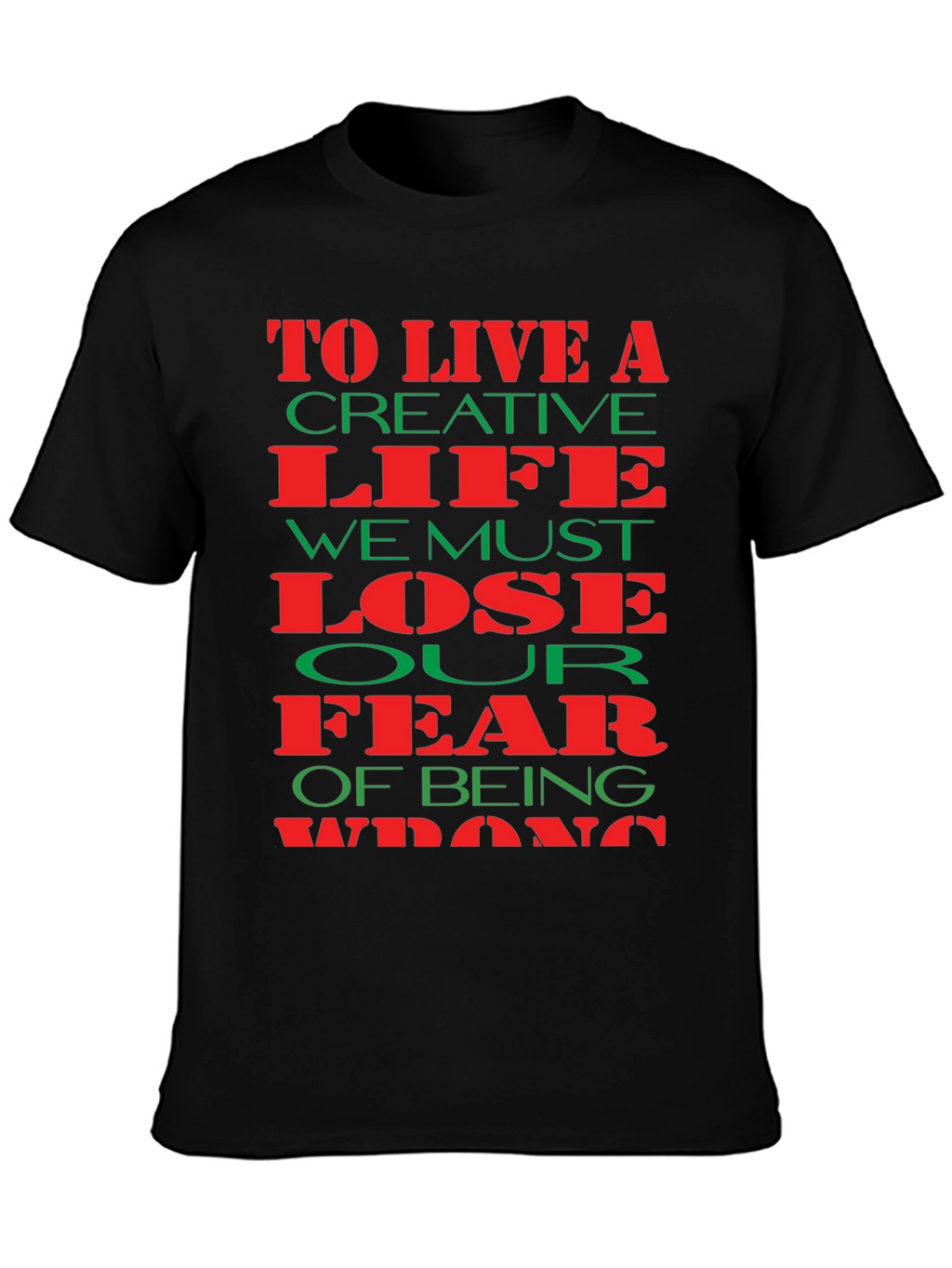 Creative Life Black T-Shirt