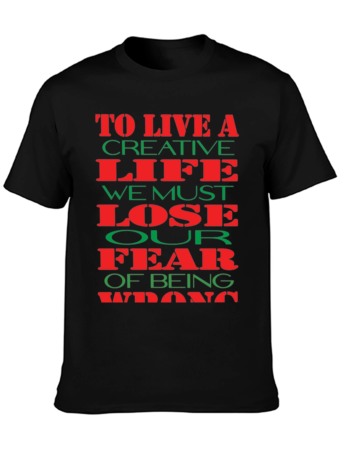 Creative Life Black T-Shirt