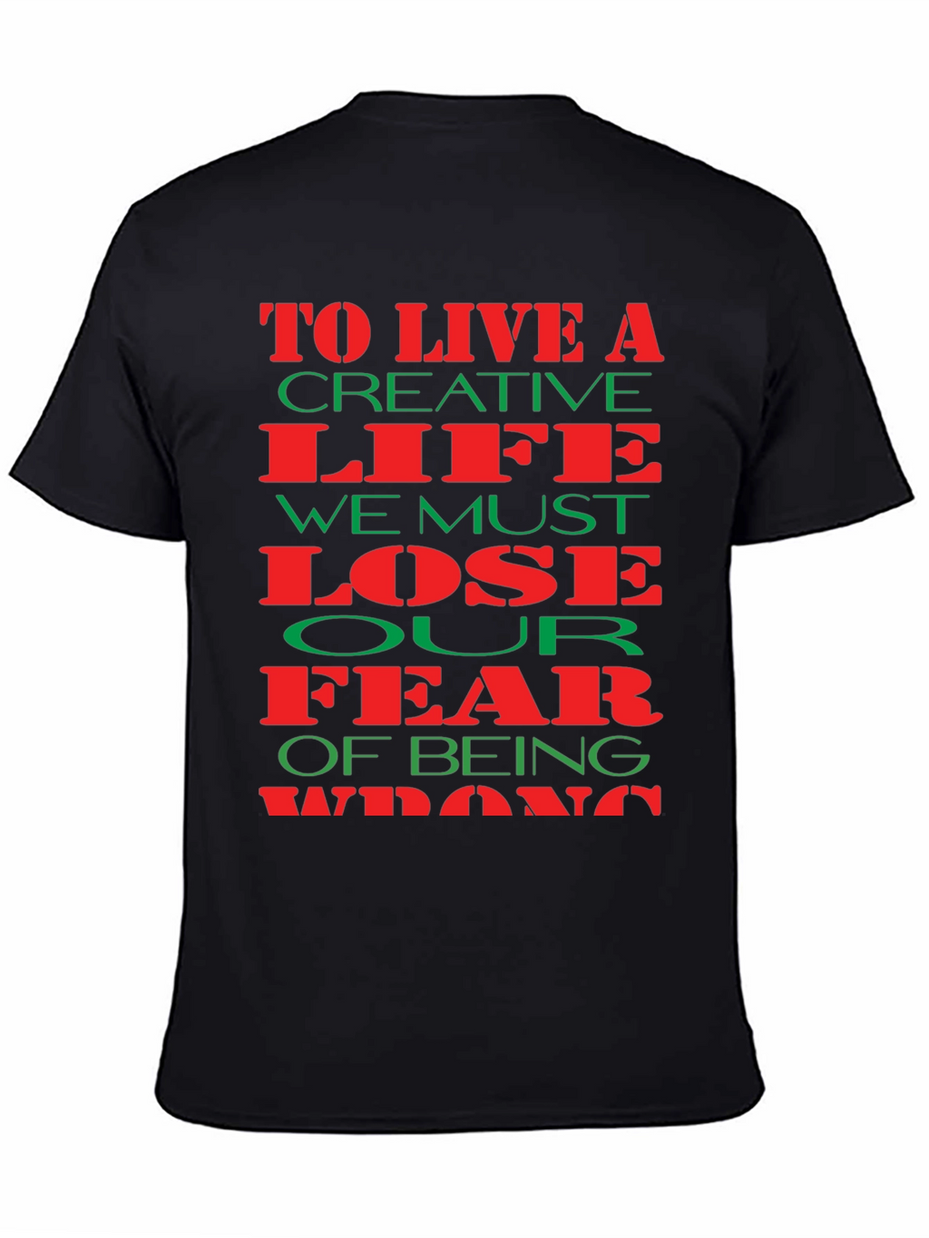 Creative Life Black T-Shirt