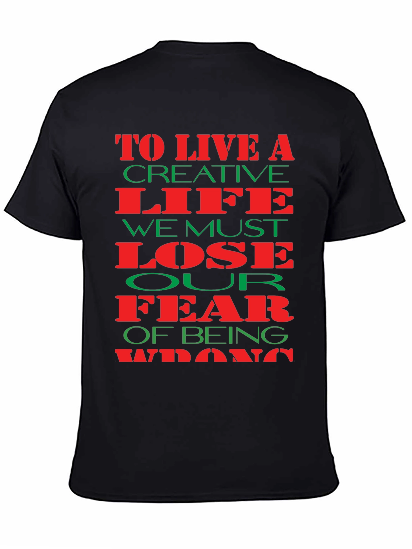 Creative Life Black T-Shirt