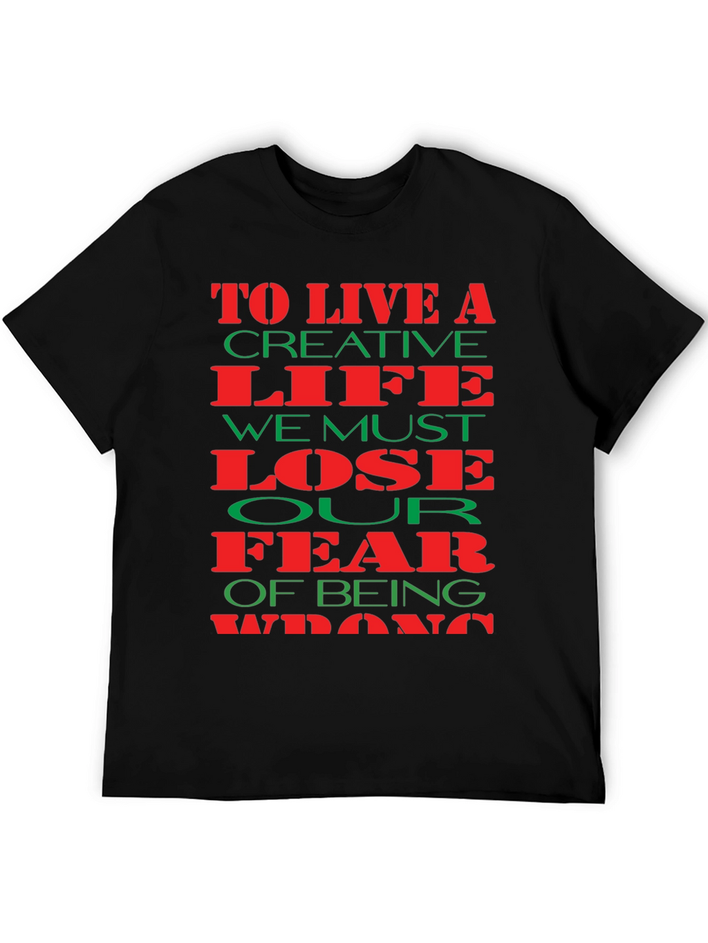Creative Life Black T-Shirt