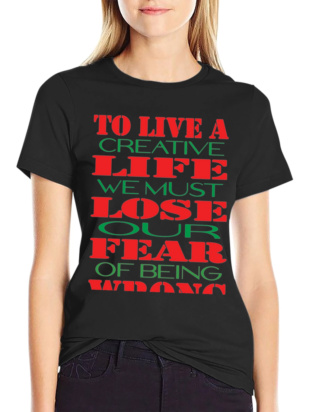 Creative Life Black T-Shirt
