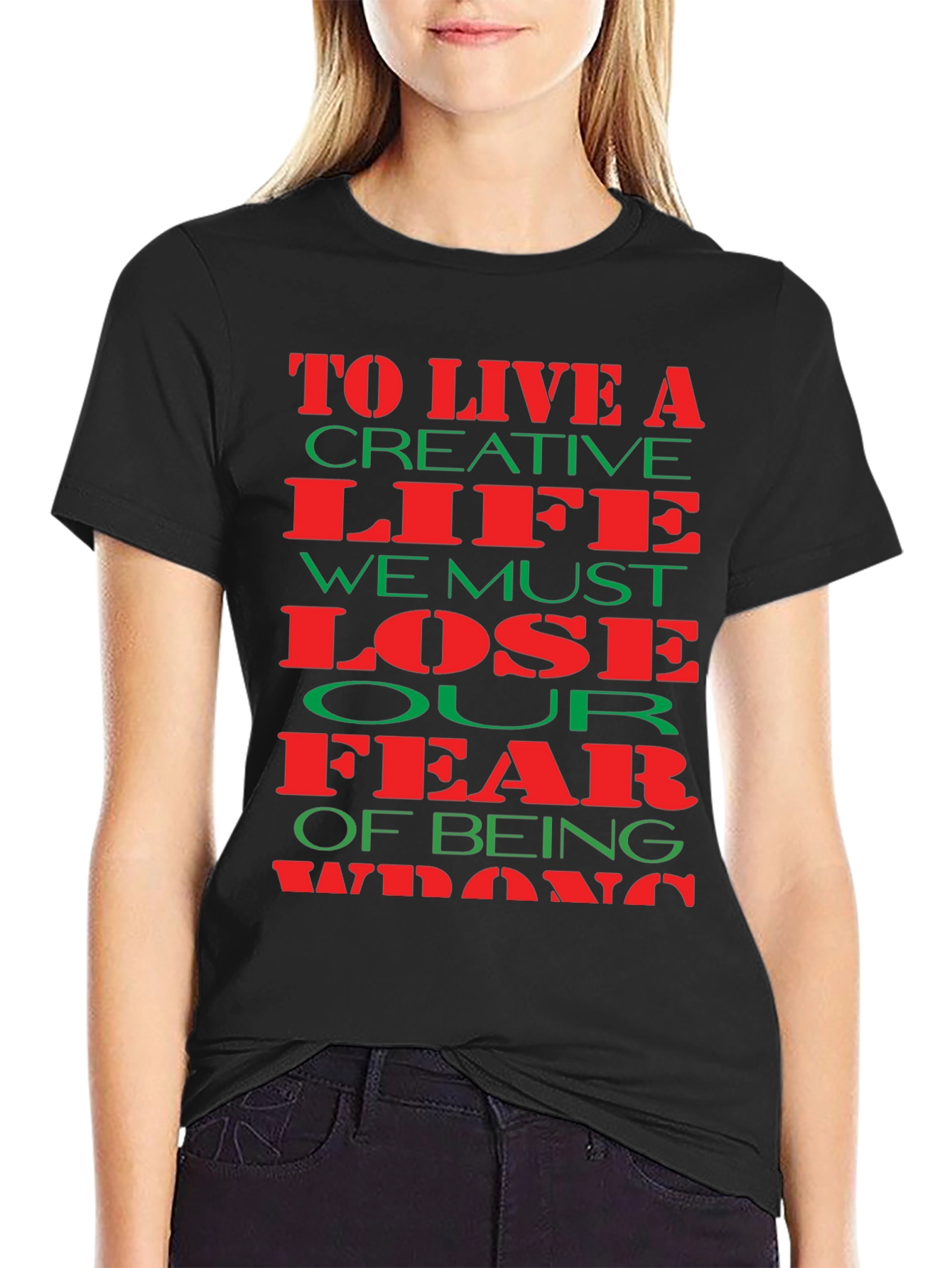 Creative Life Black T-Shirt
