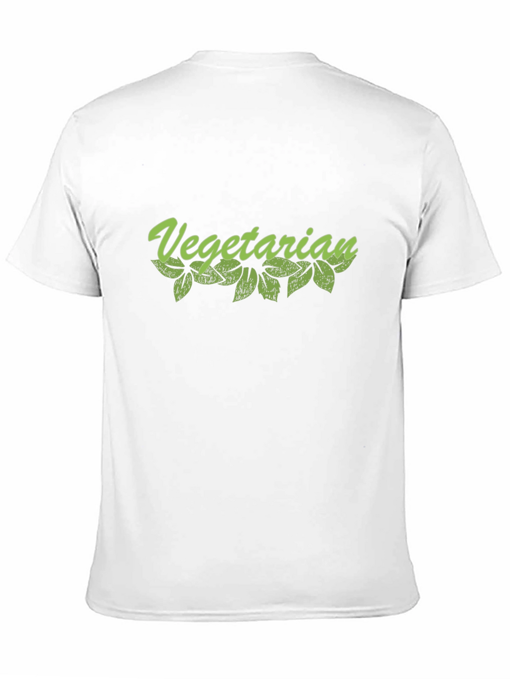 Vegetarian Graphic Tee - Black Cotton T-Shirt
