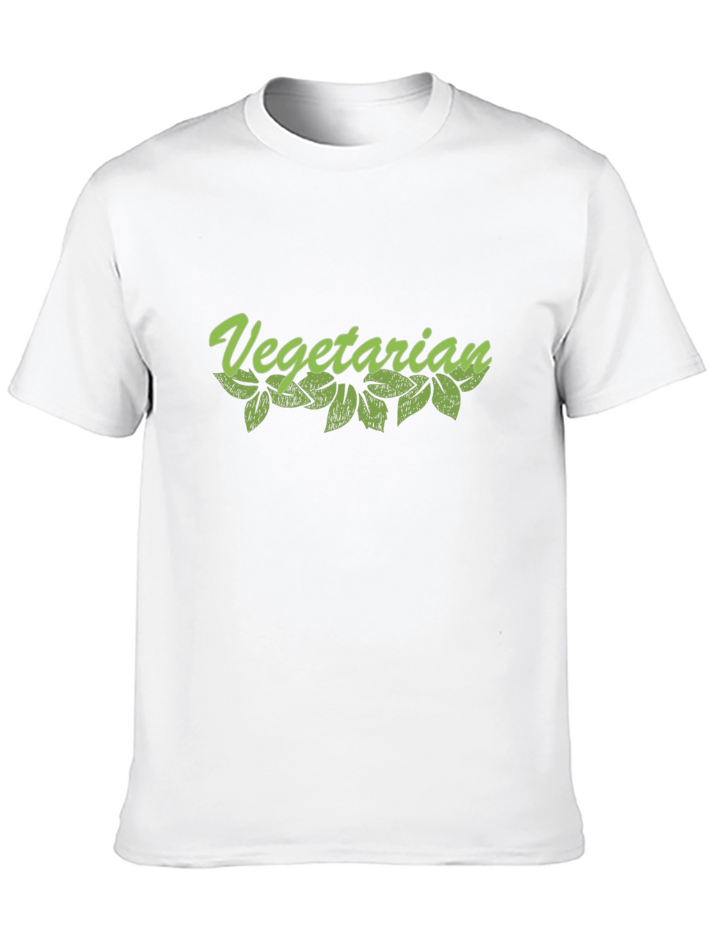 Vegetarian Graphic Tee - Black Cotton T-Shirt