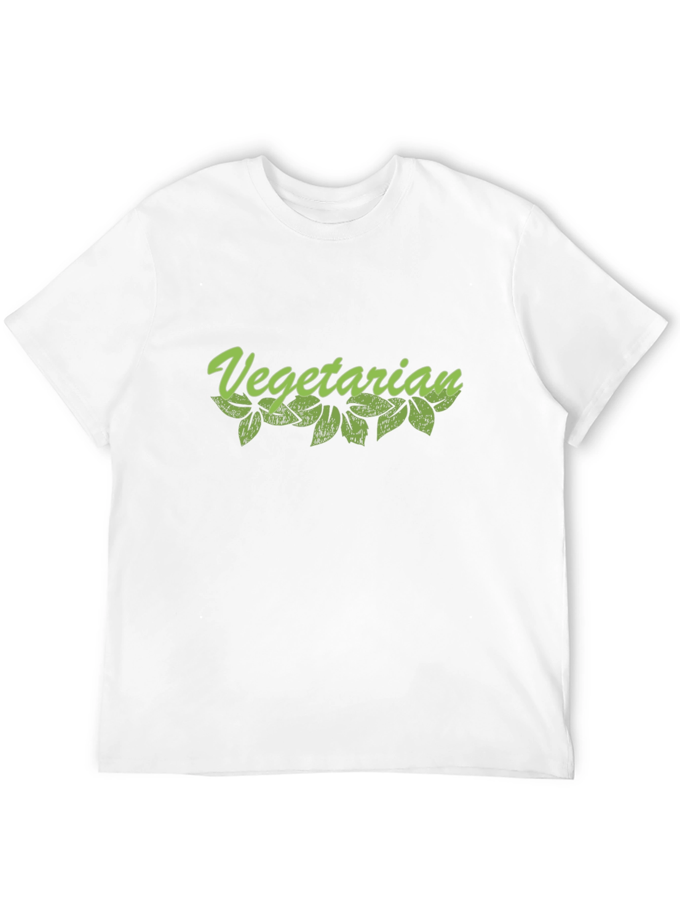 Vegetarian Graphic Tee - Black Cotton T-Shirt