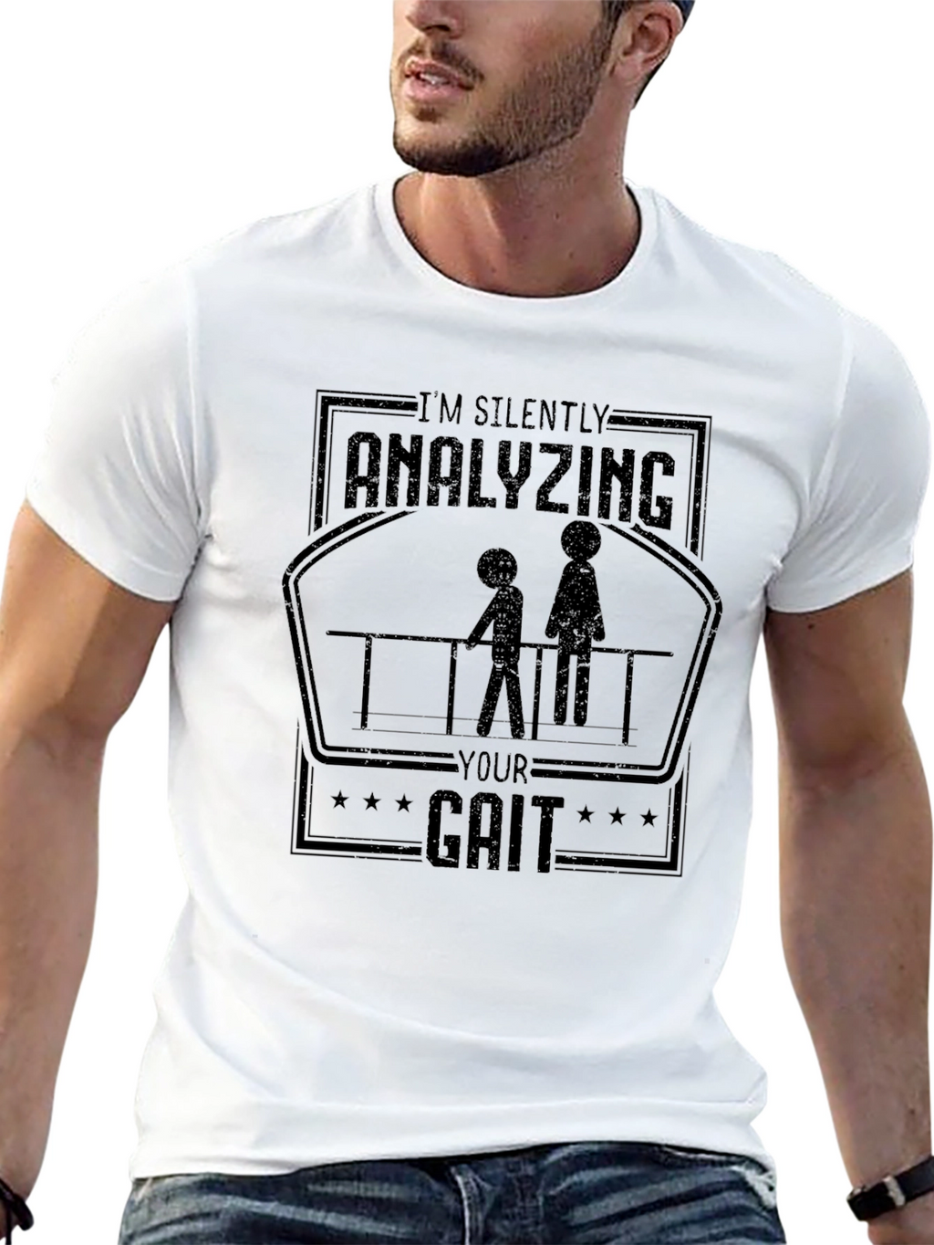 Analyzing Your Gait T-Shirt - Black