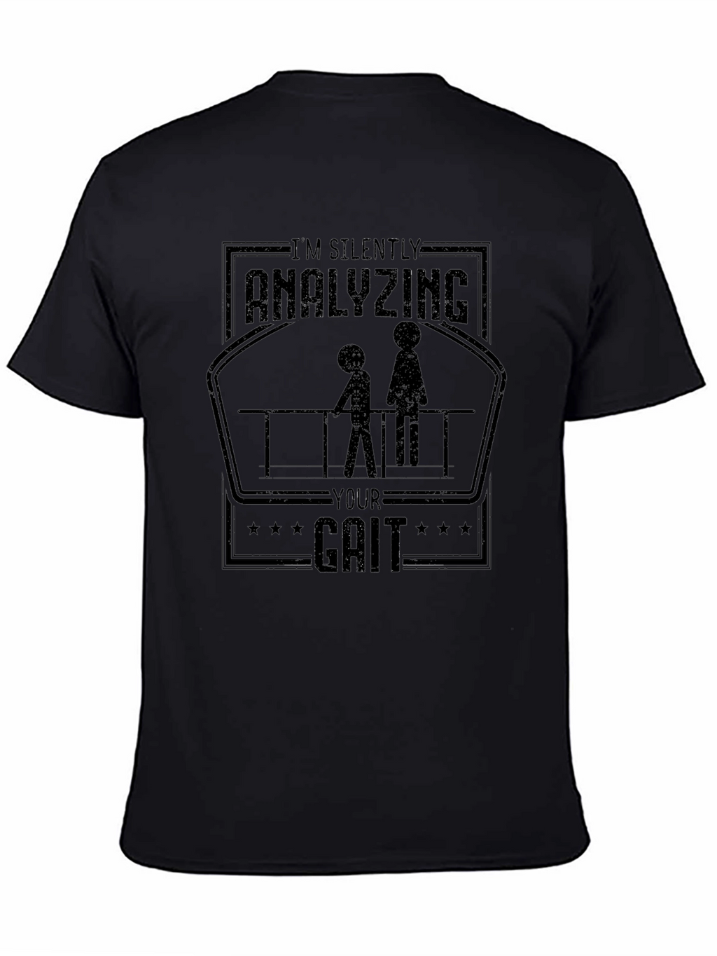 Analyzing Your Gait T-Shirt - Black