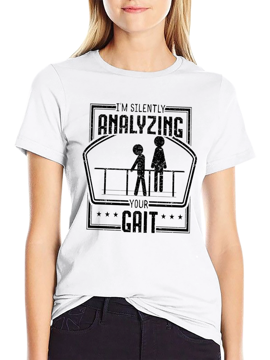 Analyzing Your Gait T-Shirt - Black
