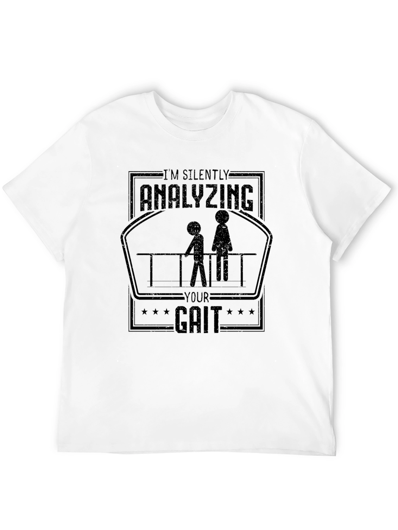 Analyzing Your Gait T-Shirt - Black