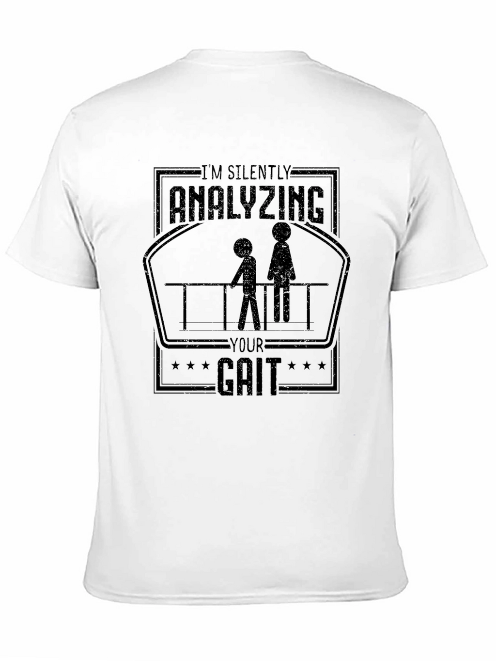 Analyzing Your Gait T-Shirt - Black