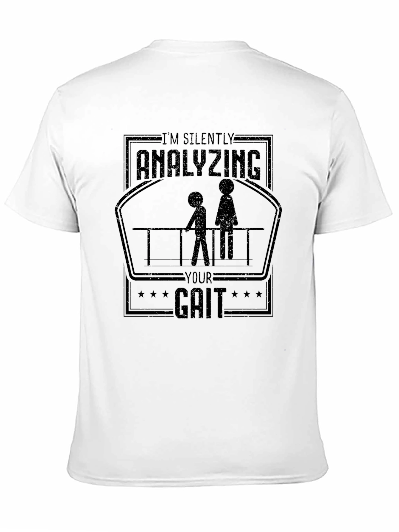 Analyzing Your Gait T-Shirt - Black