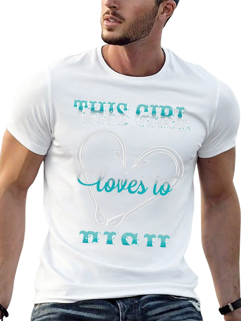 Fishing Girl T-Shirt: Loves to Hunt