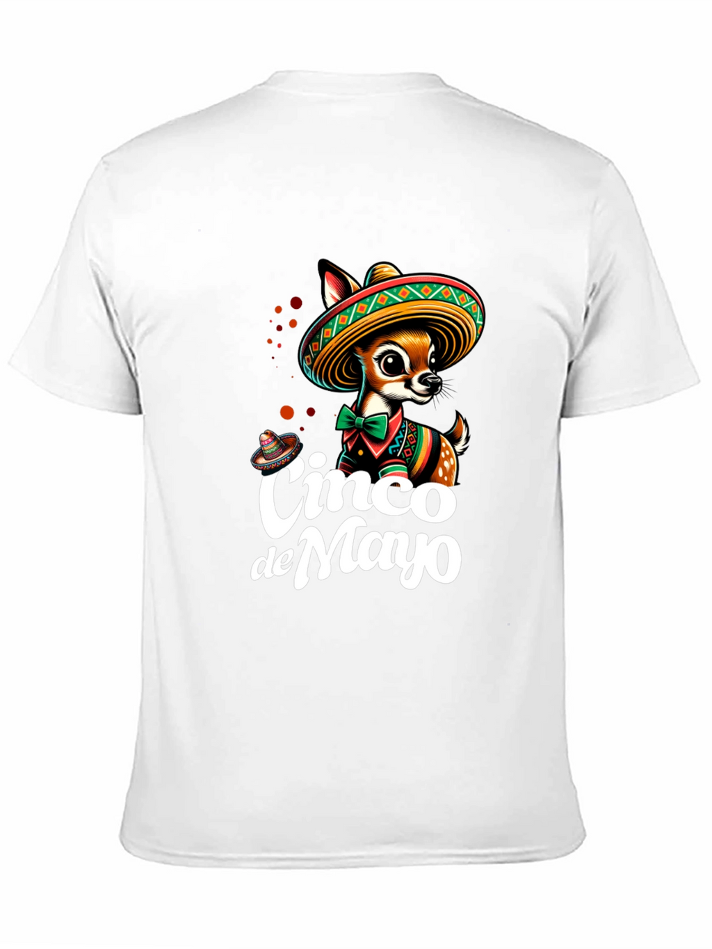 Cinco de Mayo Deer T-Shirt - Black