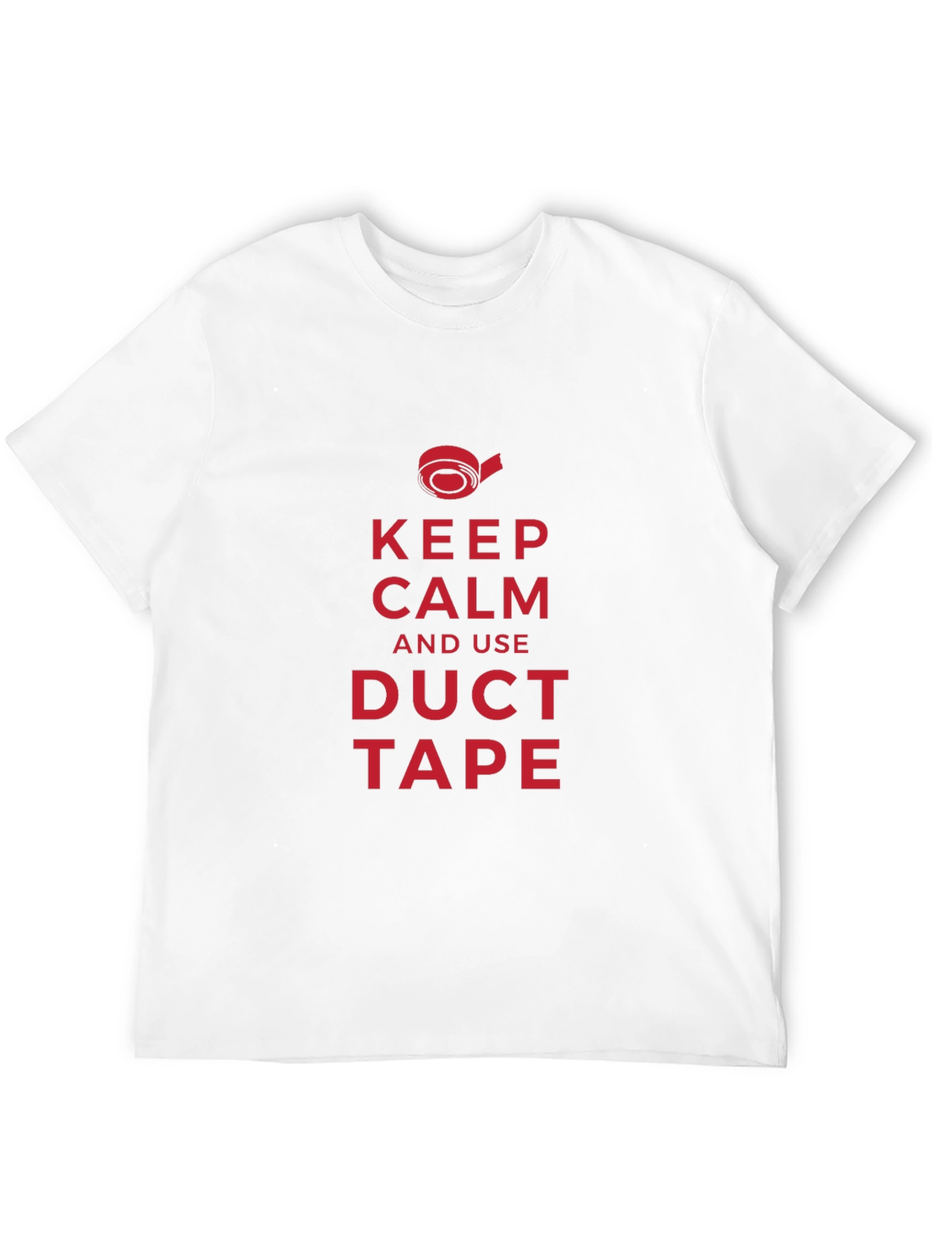 Keep Calm Duct Tape T-Shirt - Funny Repair Shirt
