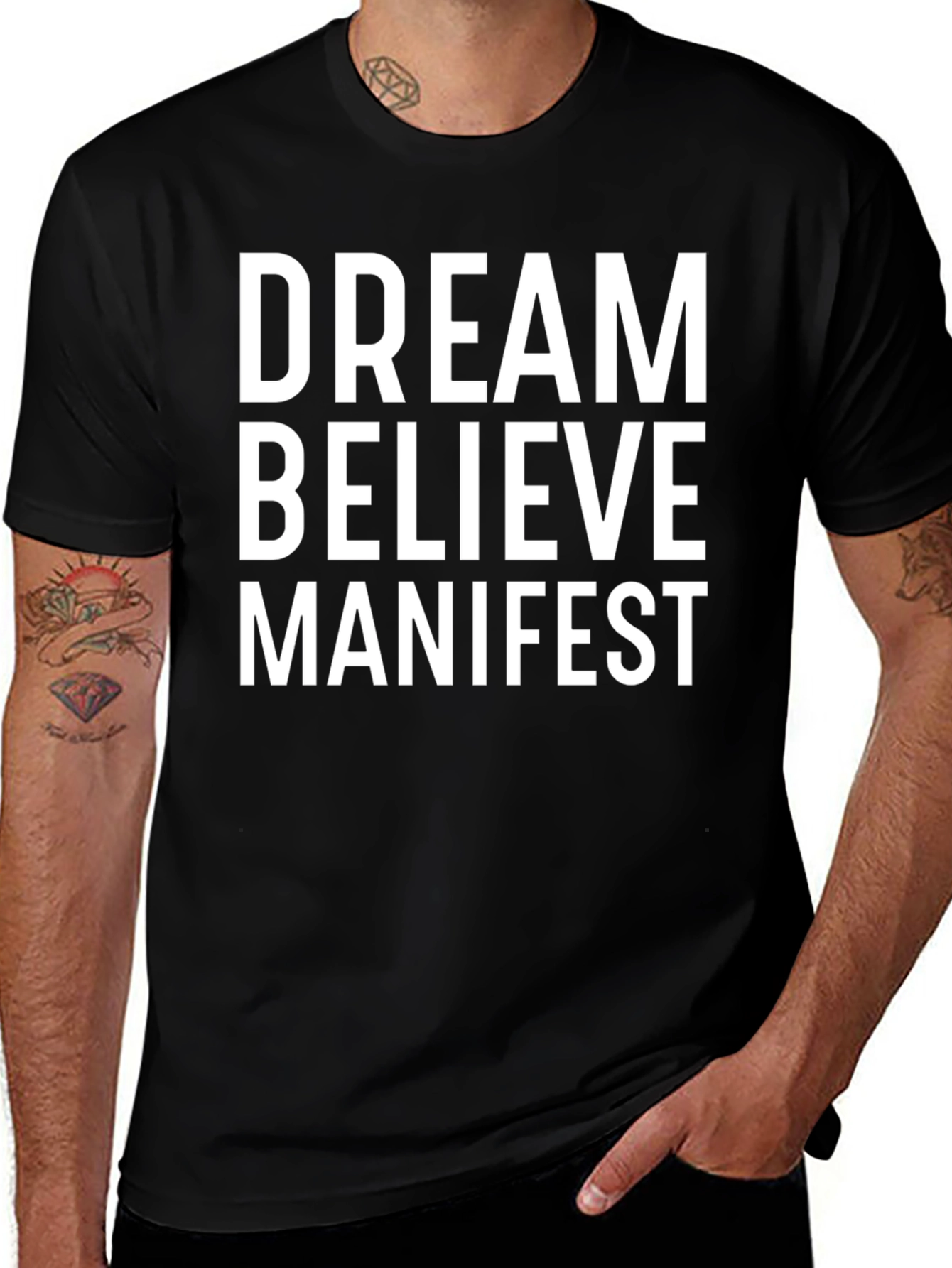 Dream Believe Manifest Graphic Tee