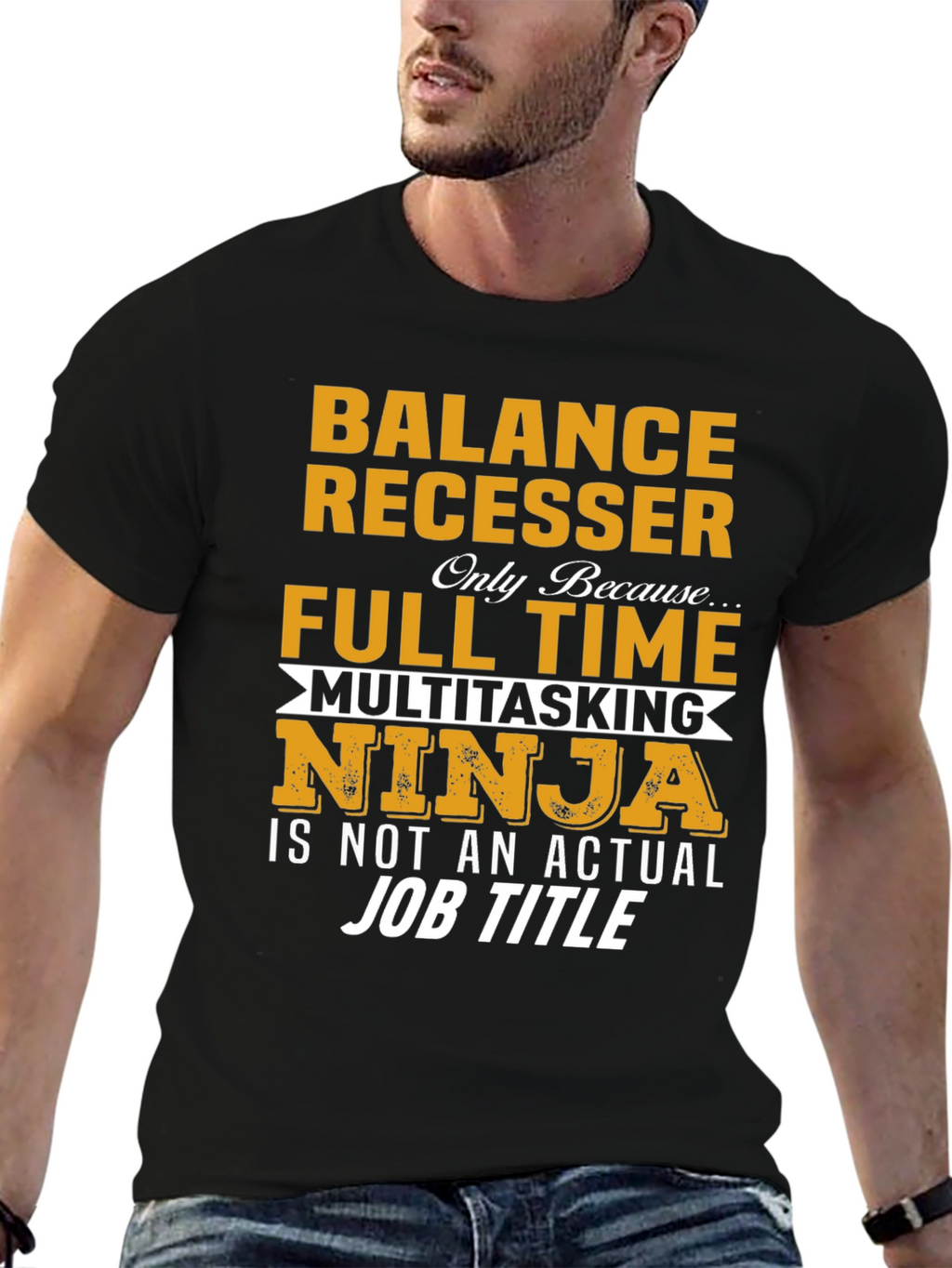 Balance Recesser Full Time Ninja T-Shirt