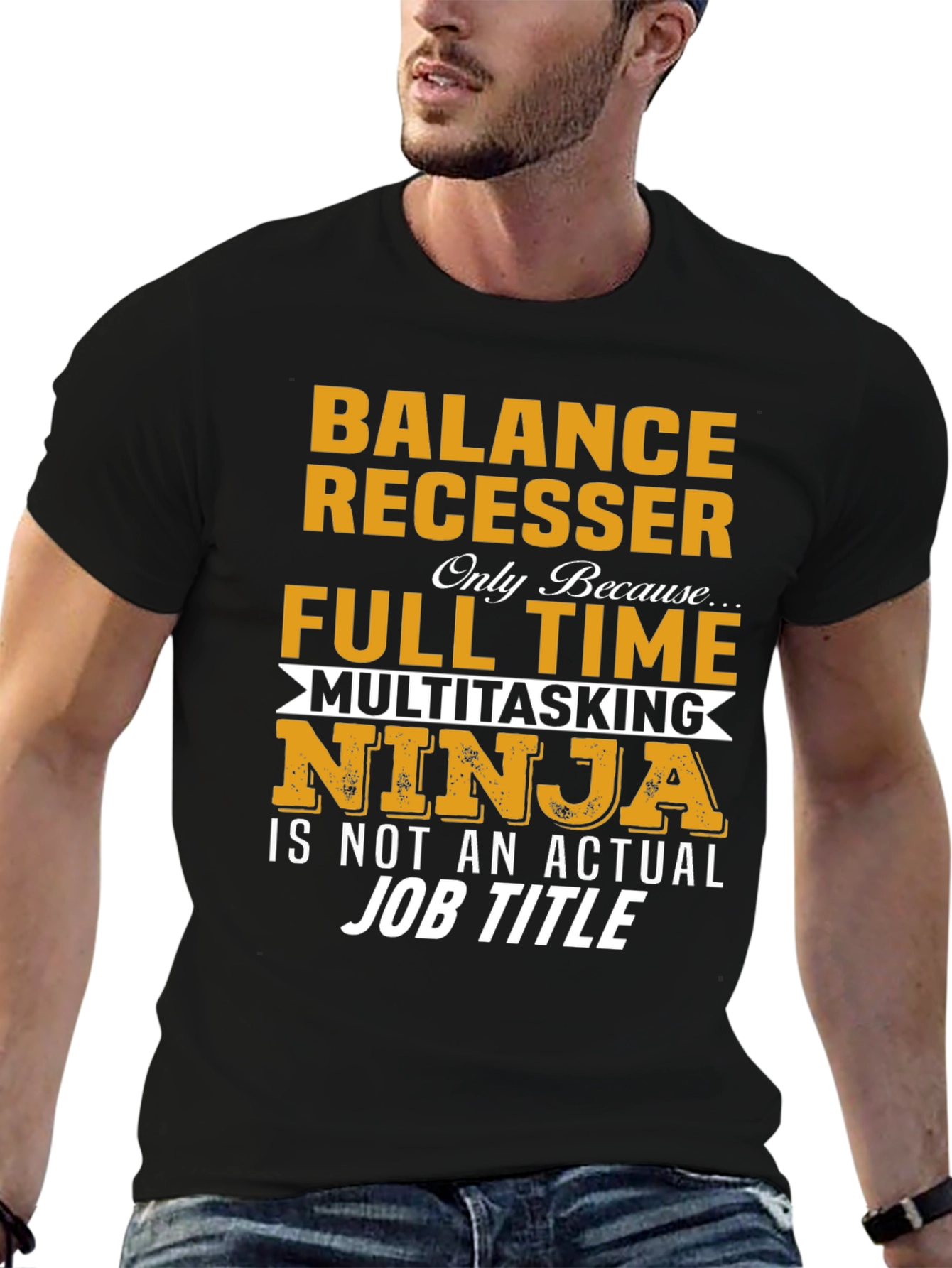Balance Recesser Full Time Ninja T-Shirt