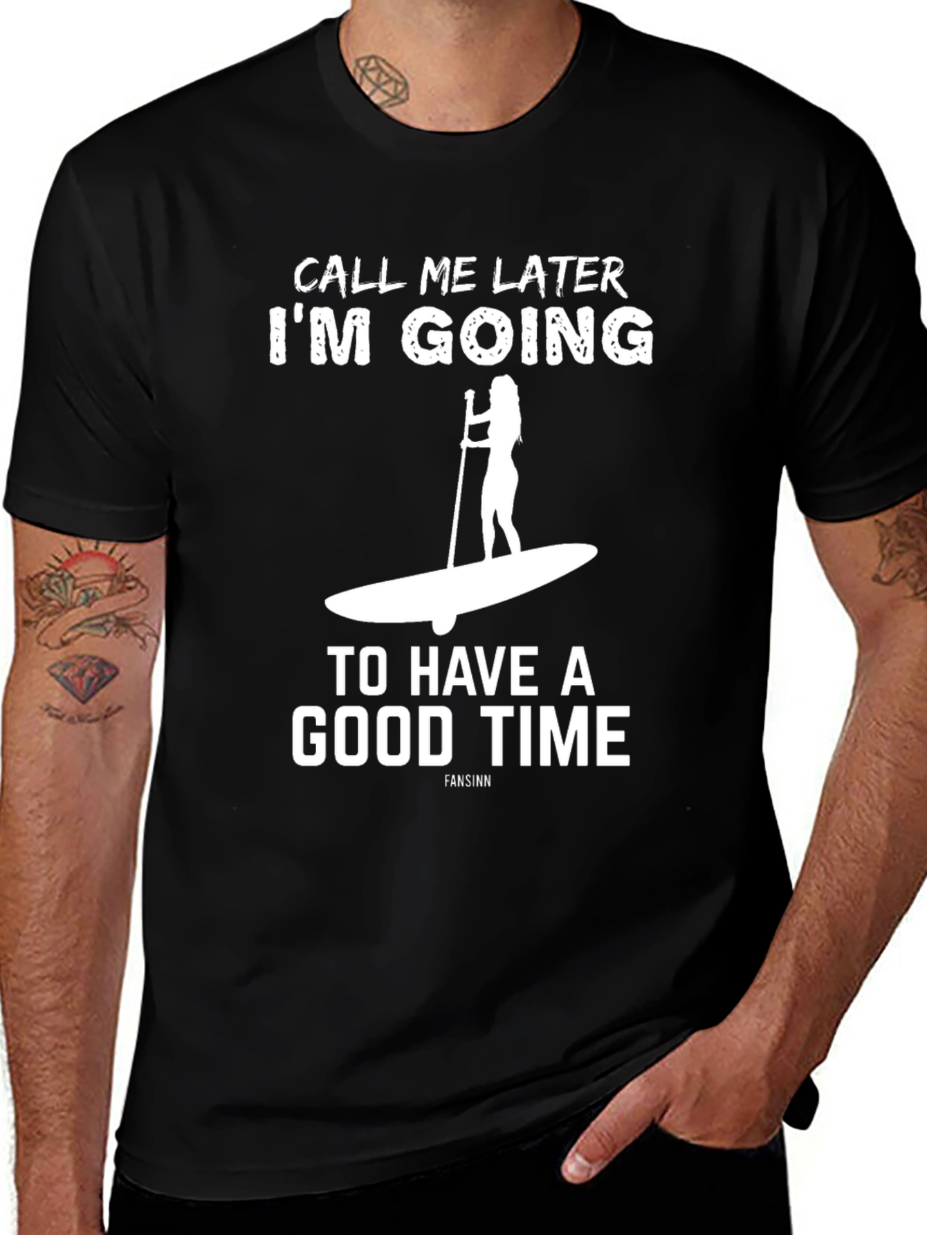 Call Me Later Paddle Boarding T-Shirt