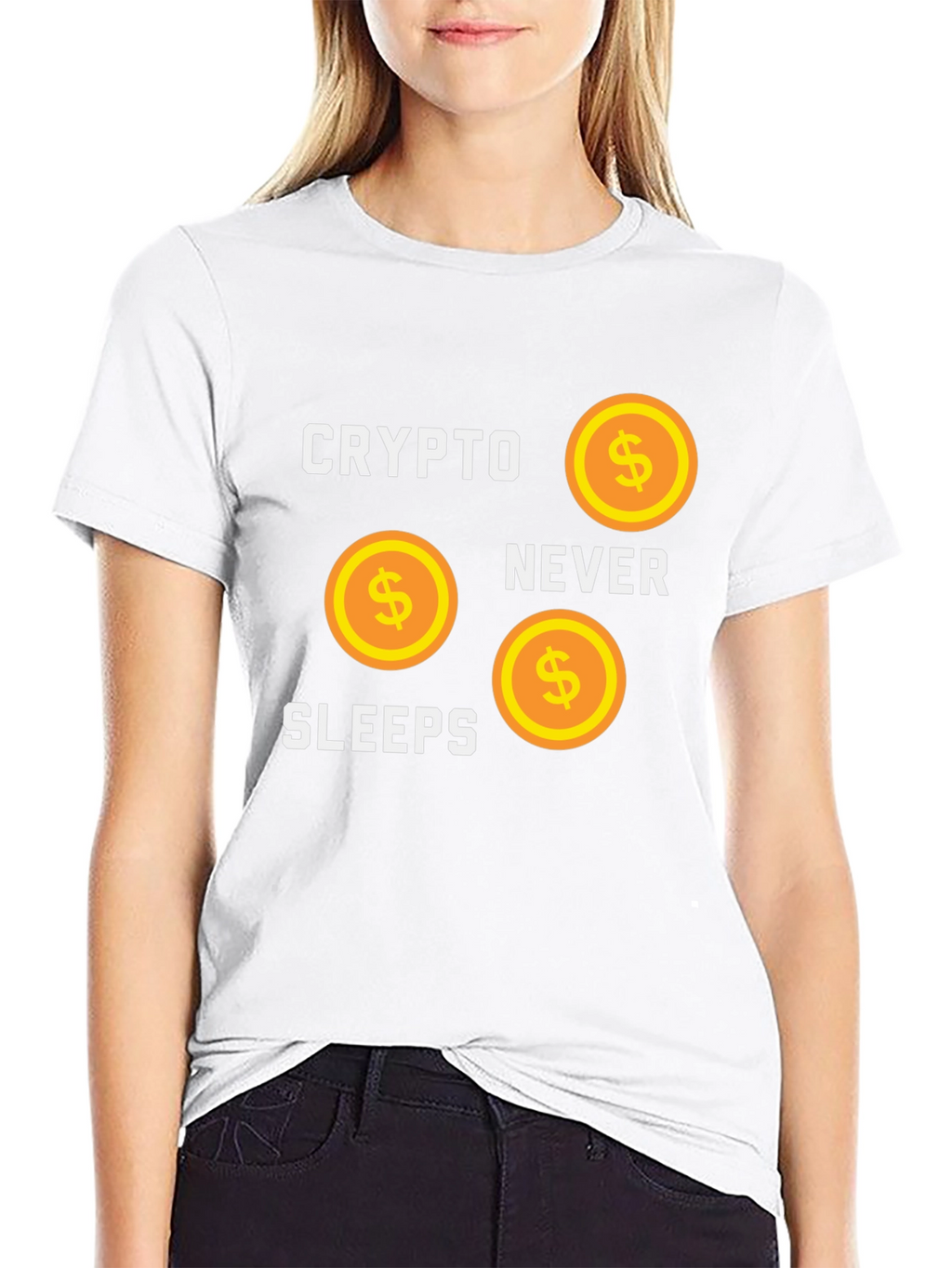 Crypto Never Sleeps T-Shirt