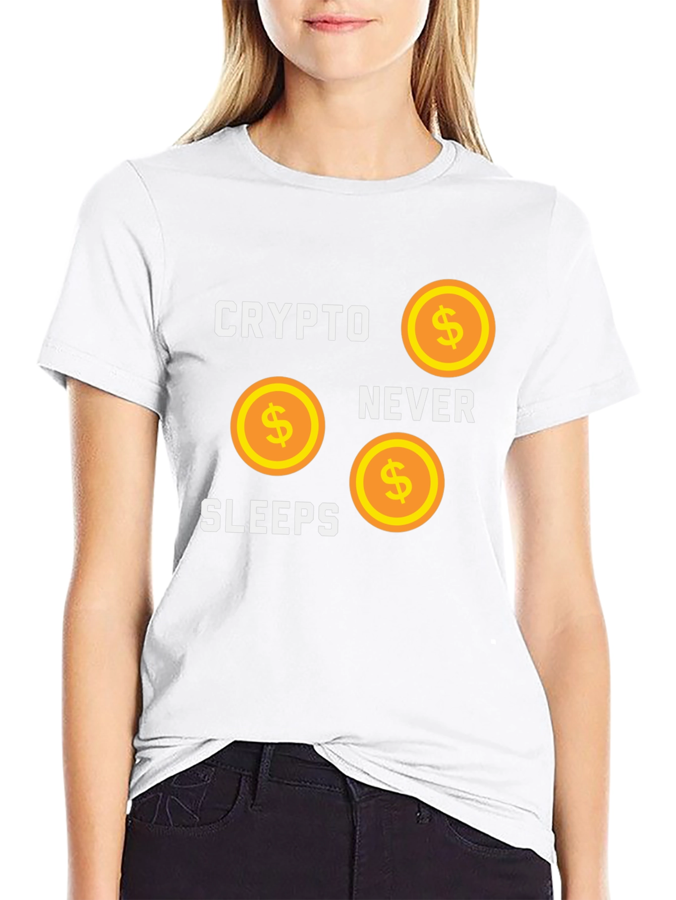 Crypto Never Sleeps T-Shirt