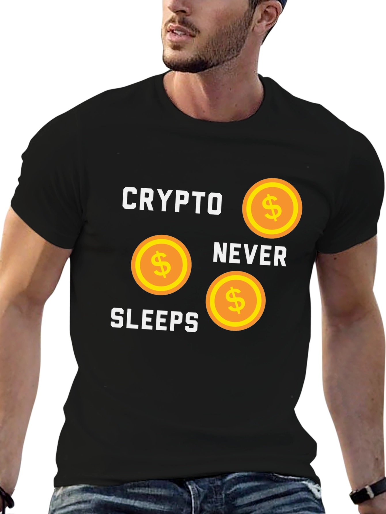 Crypto Never Sleeps T-Shirt