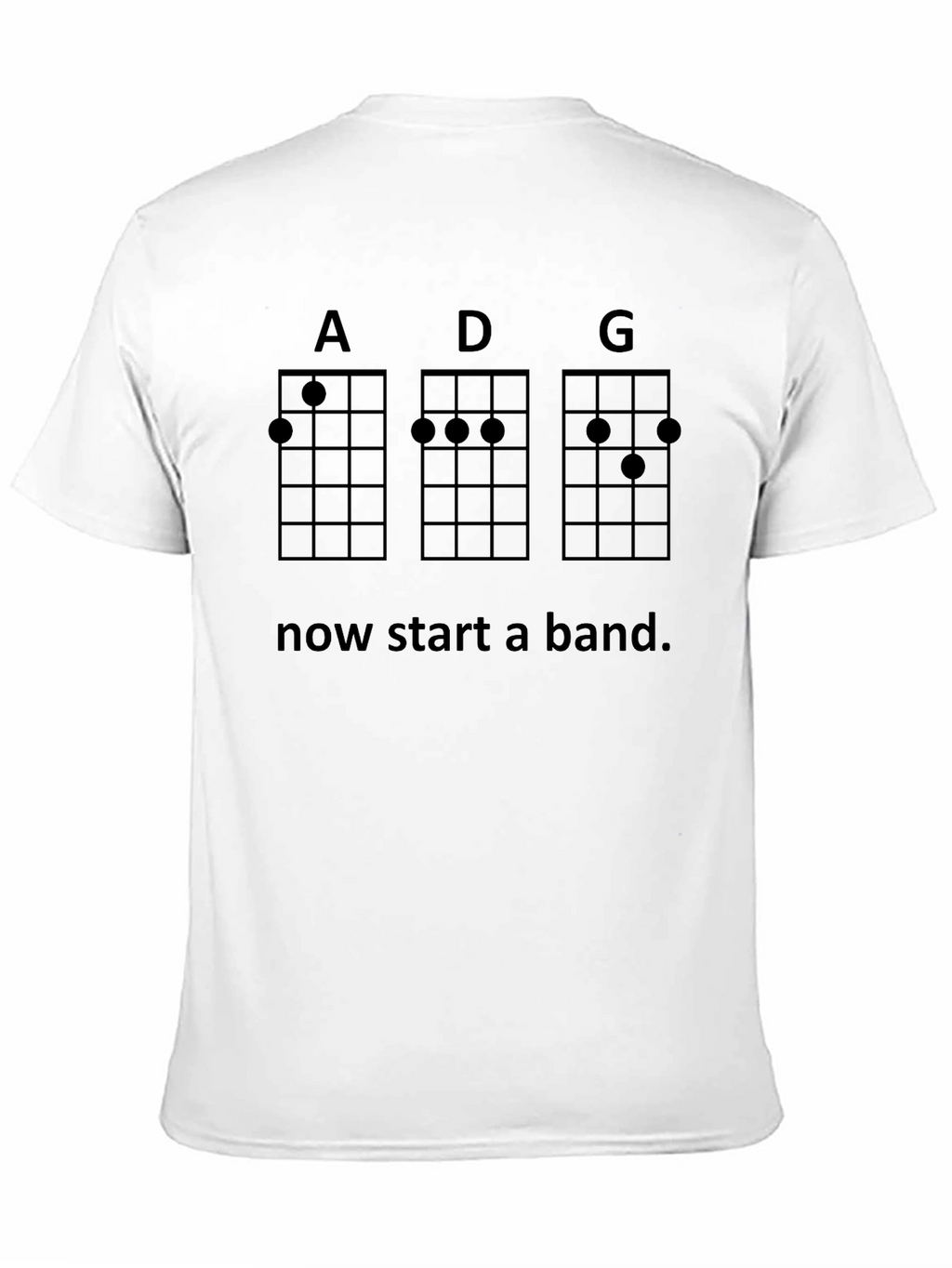 Ukulele Chord T-Shirt - Start a Band!